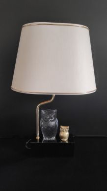 lampe 2 hiboux de la maison Le Dauphin