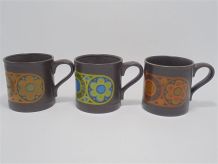 Trio de mugs vintage