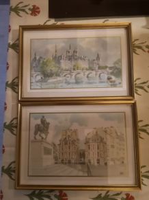 2 lithographies signé Pierre PAGES