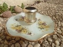 bougeoir  chance glass , pilkington, vintage