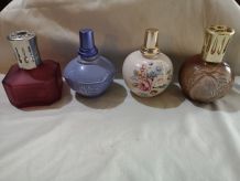 LOT 4 lampes berger anciennes en ceramique