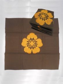 Set de 10 serviettes de table