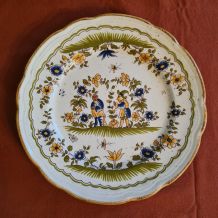 assiette PRIMULA reproduction vieux Moustiers