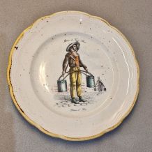 assiette de collection Primula "les vieux métiers de Paris"