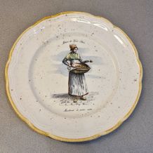 assiette de collection Primula "les vieux métiers de Paris"