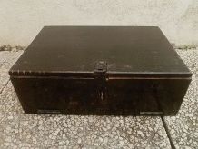  caisse en bois ,noire