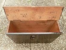  caisse en bois ,noire