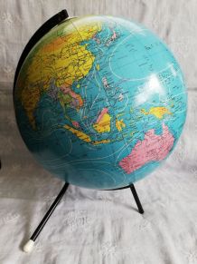 Globe terrestre tripode G.PHILP &amp;amp; SON / TARIDE