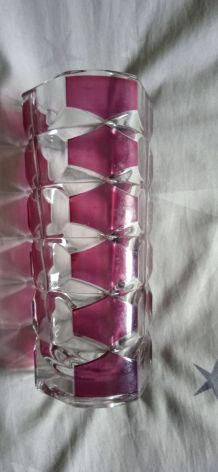 vase luminarc en cristal vintage 