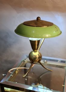 lampe atomic tripod 1950 , 20x25 ,  dans le gout de jacque b