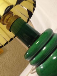 Lampe céramique émaillée années 50