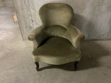 Fauteuil crapaud Napoléon III