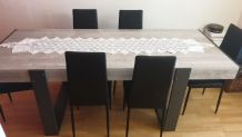 URGENT Vente Table a manger style industriel/LOFT de 8 à 10 