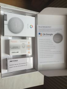 URGENT vente Google Nest Mini FNAC, guirlande de noël inclus