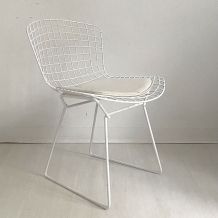 Chaise wire en métal de Harry Bertoia vintage 60's