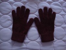 Gants FEMME  TU en laine velours