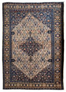 Tapis ancien Persan Bibikabab fait main, 1B672