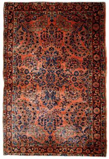 Tapis ancien Persan Sarouk fait main, 1B674