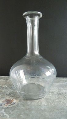 Carafe ou vase verre ancien