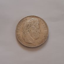 5 Francs Argent 1834 A Louis Philippe Ier , 1er , Paris