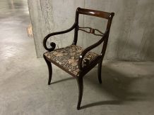 Fauteuil de bridge anglais à crosses