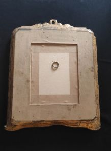 miroir en bois doré