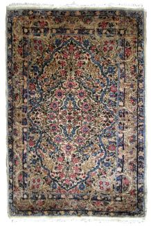 Tapis ancien Persan Kerman fait main, 1B704