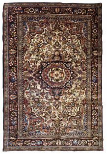 Tapis ancien Persan Sarouk fait main, 1B709