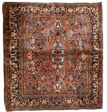 Tapis ancien Persan Sarouk fait main, 1B723