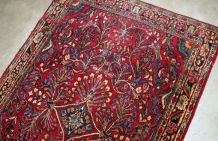 Tapis ancien Persan Sarouk fait main, 1B730