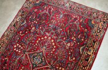 Tapis ancien Persan Sarouk fait main, 1B730