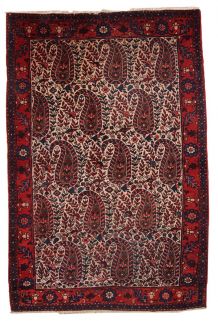 Tapis vintage Persan Malayer fait main, 1C314