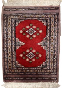 Tapis vintage Ouzbek Bukhara fait main, 1C320