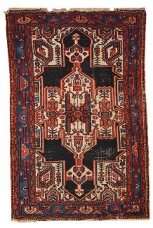 Tapis ancien Persan Hamadan fait main, 1C321