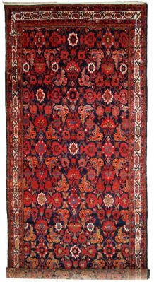 Tapis ancien Persan Malayer fait main, 1C323