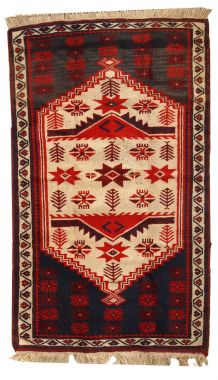 Tapis vintage Turc Anatolian fait main, 1C325
