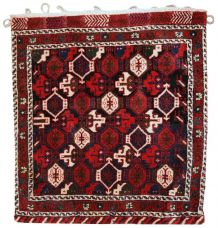 Tapis vintage Persan Afshar fait main, 1C336