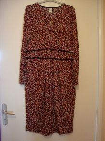 Robe vintage en polyester/elastane T 44