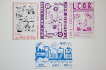 Lot de cartes postales anciennes 90'