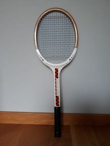 Raquette de tennis Donnay en bois et housse Lafuma