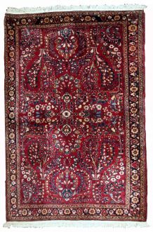 Tapis ancien Persan Sarouk fait main, 1B736