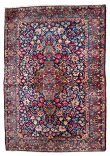 Tapis ancien Persan Kerman fait main, 1B739