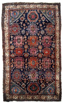 Tapis ancien Persan Malayer fait main, 1B741
