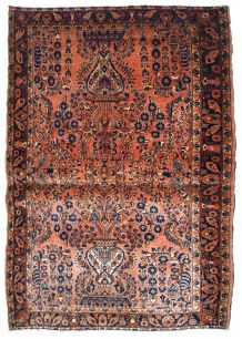Tapis ancien Persan Sarouk fait main, 1B747