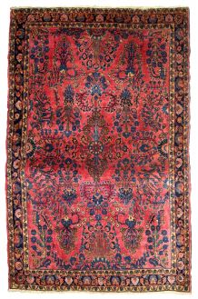 Tapis ancien Persan Sarouk fait main, 1B748