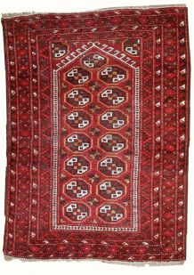Tapis ancien Afghan Adraskand fait main, 1C346
