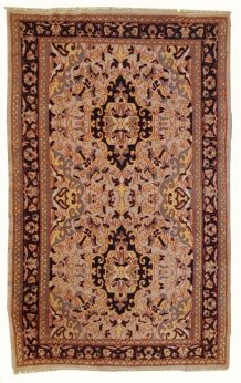 Tapis vintage Pakistanais Lahore fait main, 1C350