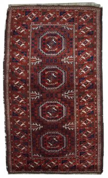 Tapis ancien Afghan Baluch fait main, 1C357