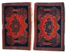 Tapis ancien Persan Senneh fait main, 1C359