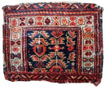 Tapis ancien Persan Malayer fait main, 1C370